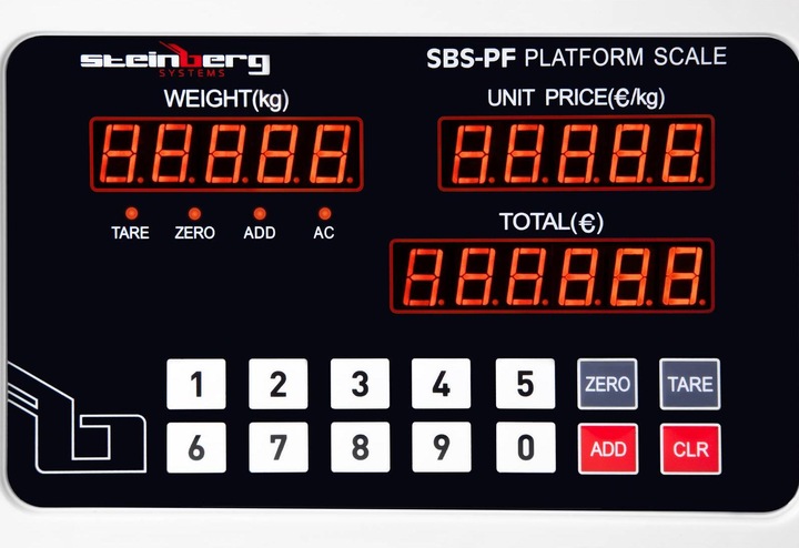 Actual product image Steinberg Platform Scales - 100 kg / 10 g - 40,5 x 30,5 cm