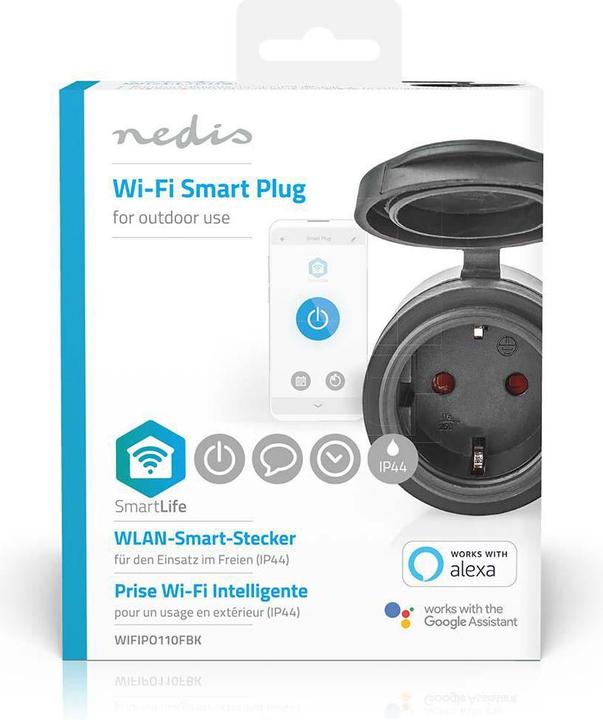 Actual product image Nedis SmartLife Smart Plug (WIFIPO110FBK) - Black