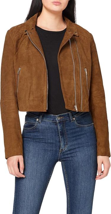 Actual product image Naf Naf Unlined Suede Blazer (32)