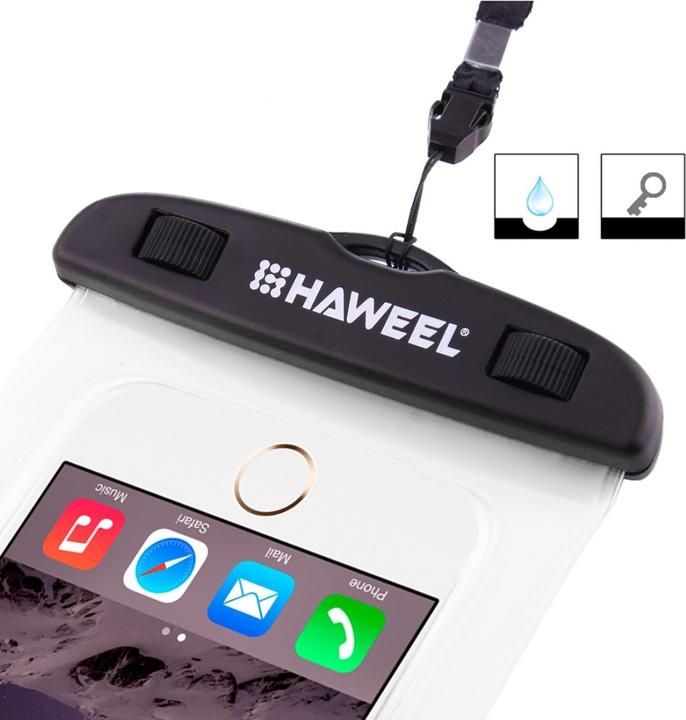 Image du produit Apfelkiste Wasserdichte Smartphone Dry Bag 6.5" IPX8 bis 5m, Transparent (Universel)