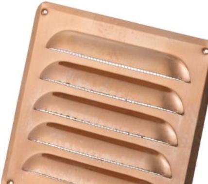 Image du produit Vink Jalousie avec filet à insectes 150 x 150 mm, à visser, type 152.1