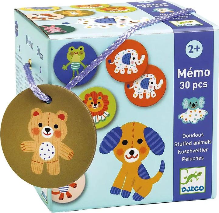 Actual product image Djeco Memo Kuscheltiere