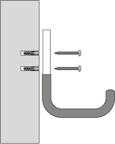Actual product image Alfer Wall hook