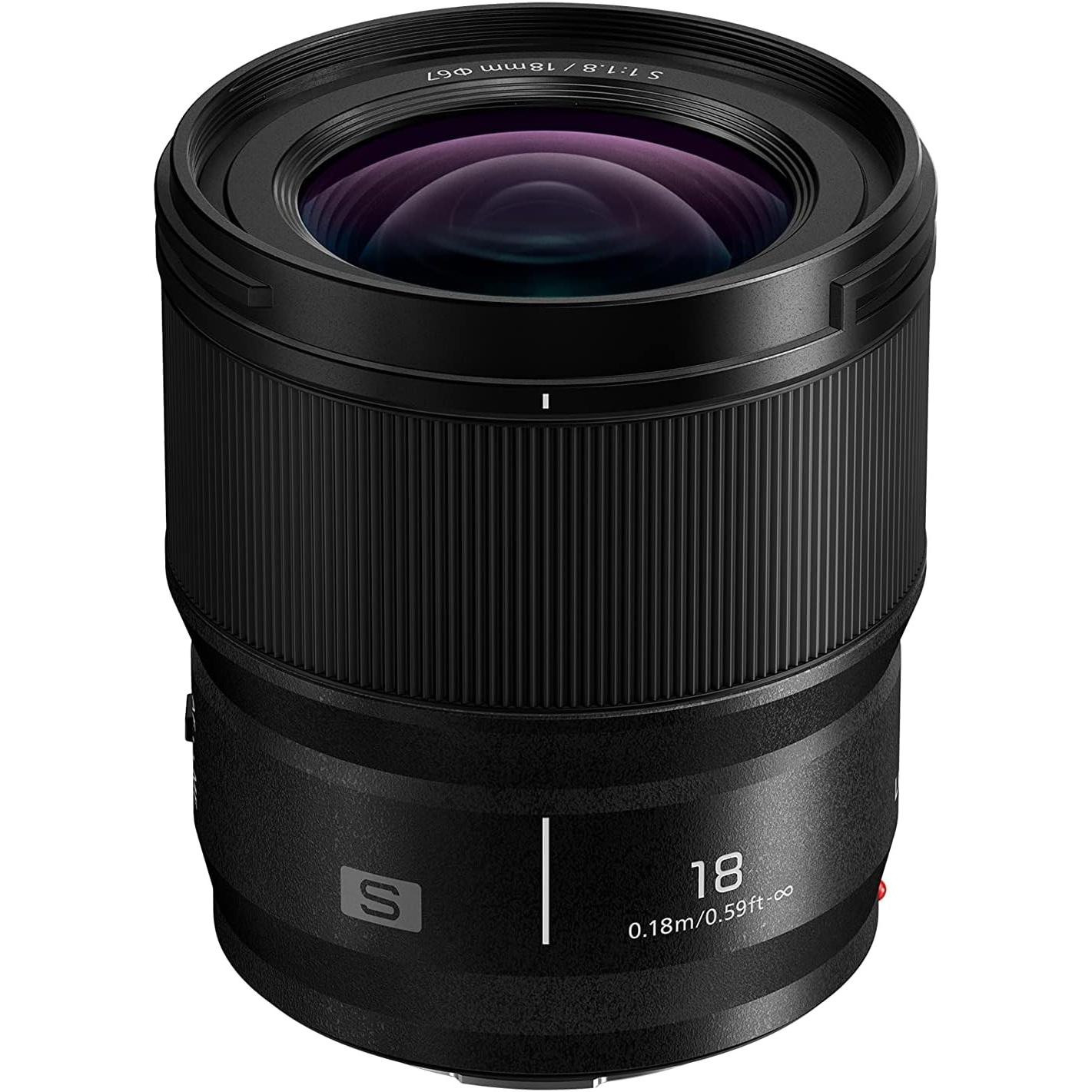Panasonic Lumix S 18mm f/1.8 (L-Mount, Vollformat), Objektiv, Schwarz