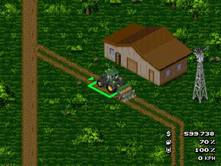 Image du produit Giants Software Landwirtschafts Simulator Megadrive 16Bit Schwarz auch Sega Genesis und PC (Emulator inklusive) (PC)