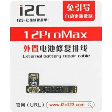 Thumbnail - OEM i2C Externer Akku-Reparaturflex für iPhone 12 Pro Max, Smartphone Akku