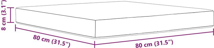 Produktbild vidaXL Sofakissen (80 x 80 cm)