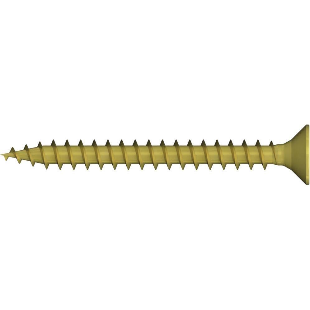 Reisser, Schrauben, R2 plus Spanplattenschrauben, Flachsenkkopf, TX, Vollgewinde, 4,5 x 30, Stahl, verzinkt, gelb, 1x......