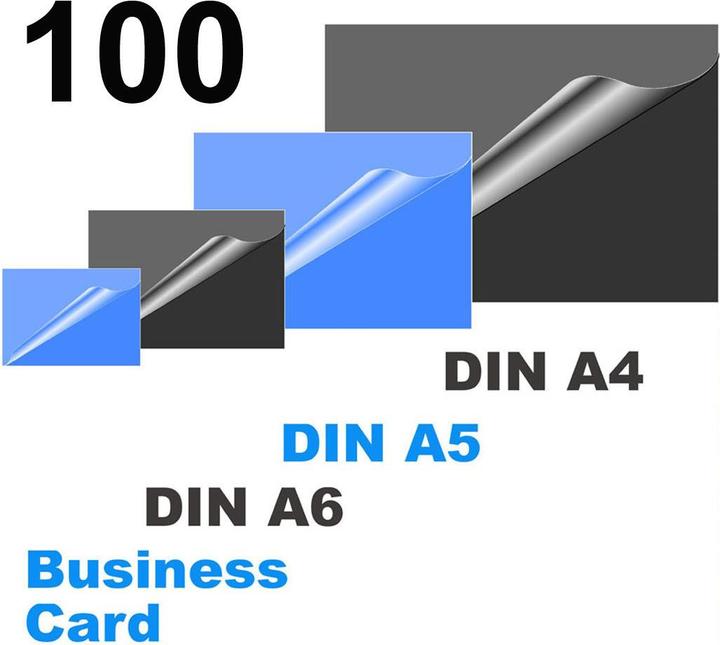 Produktbild Olympia Laminierfolien - Set (A4, A5, A6, 100 Stk., 80 µm)