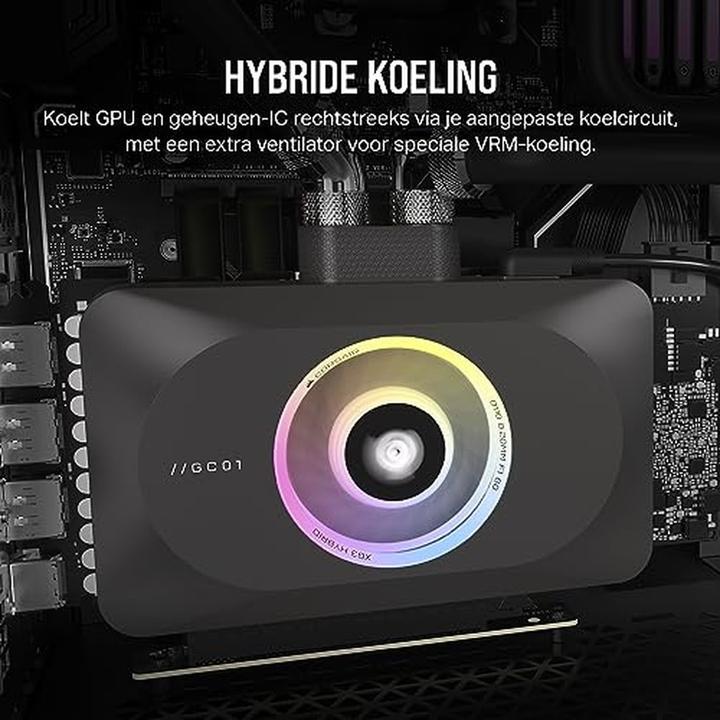 Immagine prodotto Corsair iCUE LINK XG3 RGB HYBRID GPU Water block (4090/4080)