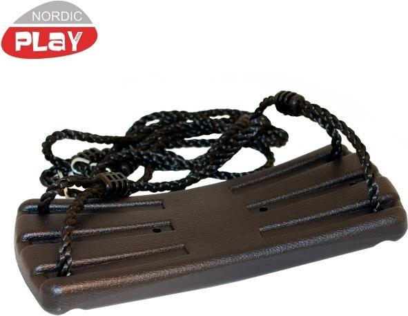 Produktbild NSH Nordic NORDIC PLAY Schaukelsitz, schwarz mit schwarzem Seil (805-462)