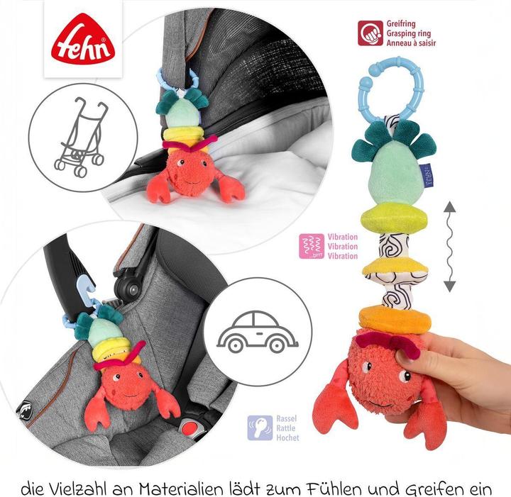 Actual product image Fehn Hummer mit Vibration Mehrfarbig, Material: Bouclette