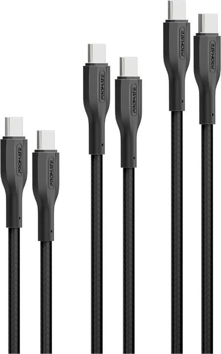 ProMate Set di cavi USB-C CableKit-CC (2 m, USB 2.0, 60 W)