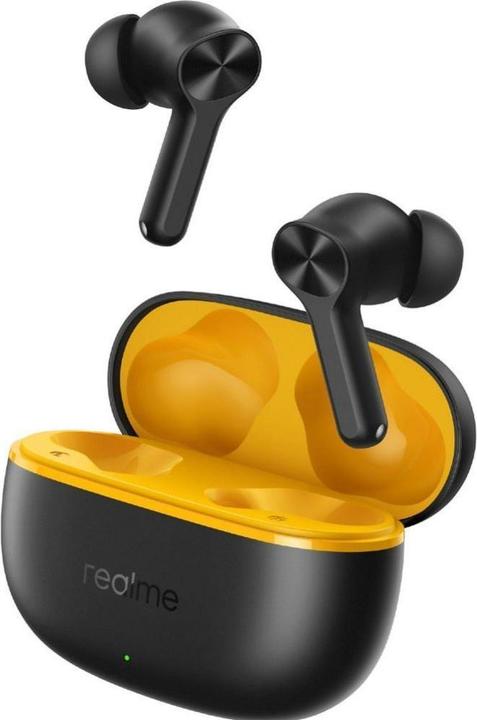 Actual product image realme Wireless headphones Wireless earphones T200 Lite black (48 h, Wireless)