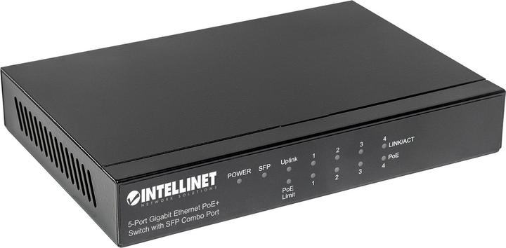 Produktbild Intellinet Gigabit Ethernet Energie Über Ethernet Unterstützung NetzwerkSwitch (5 Ports)