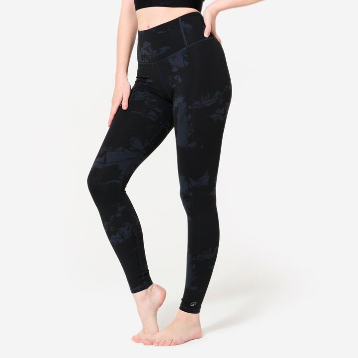 Starever Legging danse moderne taille haute ceinture plate femme