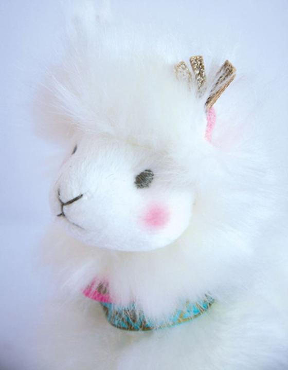 Actual product image Doudou et Compagnie Keychain llama