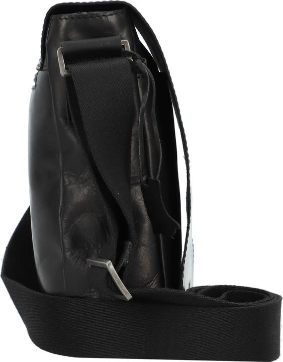 Actual product image Greenburry Pure Black shoulder bag leather 26 cm