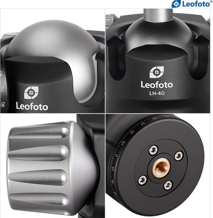Produktbild Leofoto 40mm low profile ball head (Panning clamp with quick release lock system) (Kugelkopf)