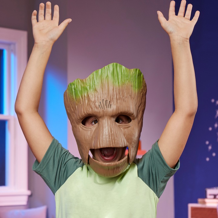 Image du produit Hasbro Masque de jeu de rôle Groot des Gardiens de la Galaxie Vol. 3, masque Groot parlant, masque de