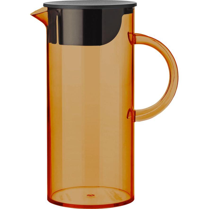 Stelton EM Kanne mit Deckel L saffron, Serviergefässe, Orange