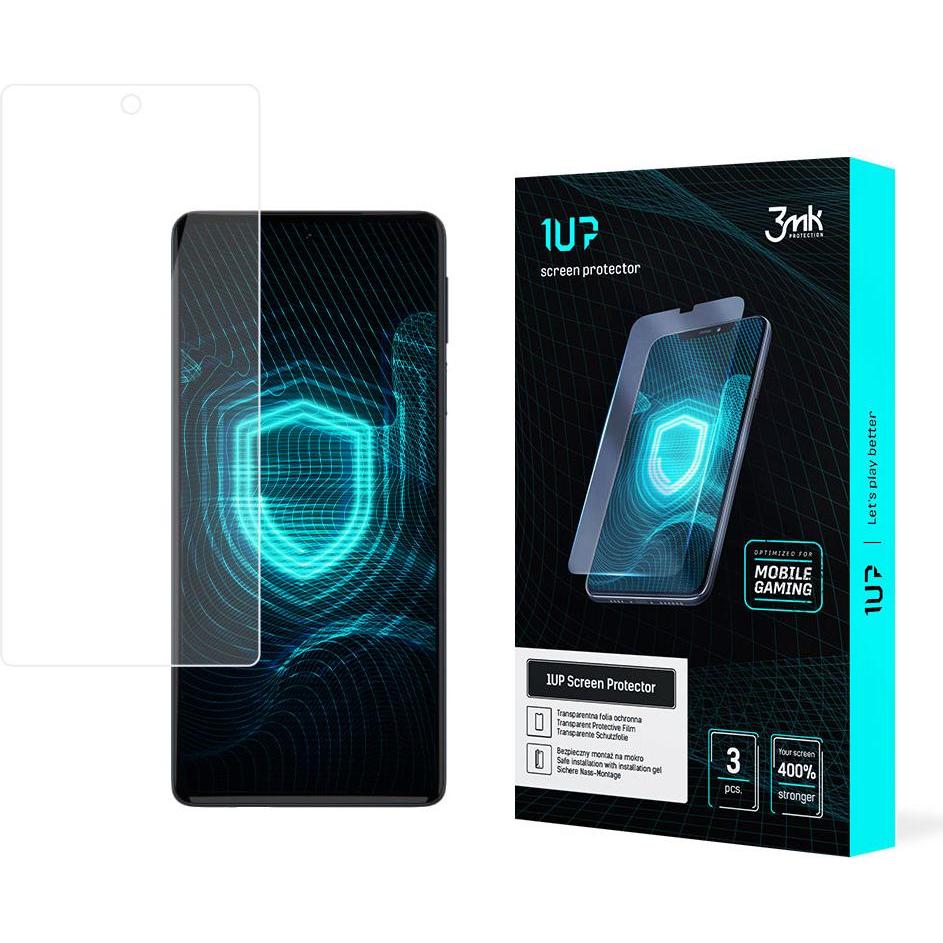 3MK Folia 1UP Motorola Edge 30 Pro Folia Gaming 3 vnt. (3 Stück, Motorola Edge 30 Pro), Tablet Schutzfolie