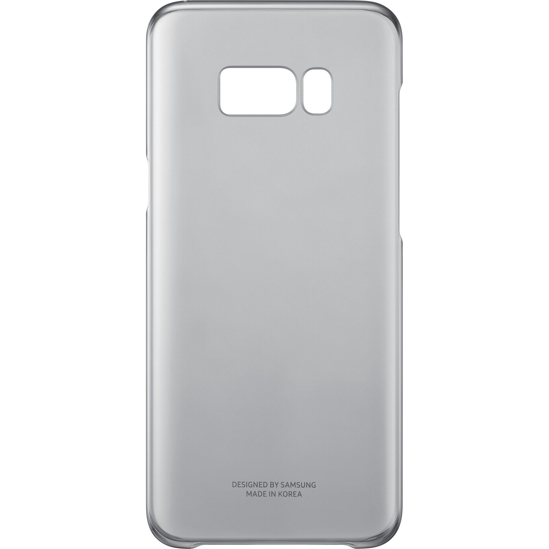 Samsung Clear Cover (Samsung Galaxy S8+), Smartphone Hülle, Schwarz