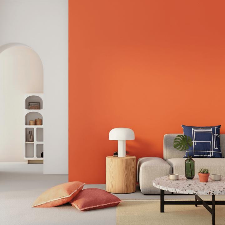 Actual product image Craft Colors Wall colour noble matt (Pumpkin Orange No. 280, 5 l)