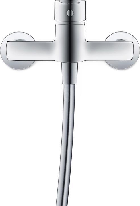 Actual product image Duravit Shower hose plastic, metal look 1250mm chrome (125 cm)