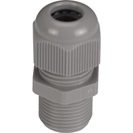 Jacob, Kabelverbindung, Verschraubung Perfect NPT 1/2 Kabel Ø 10-14 mm IP68, ULpolyamid, lichtgrau RAL 7035