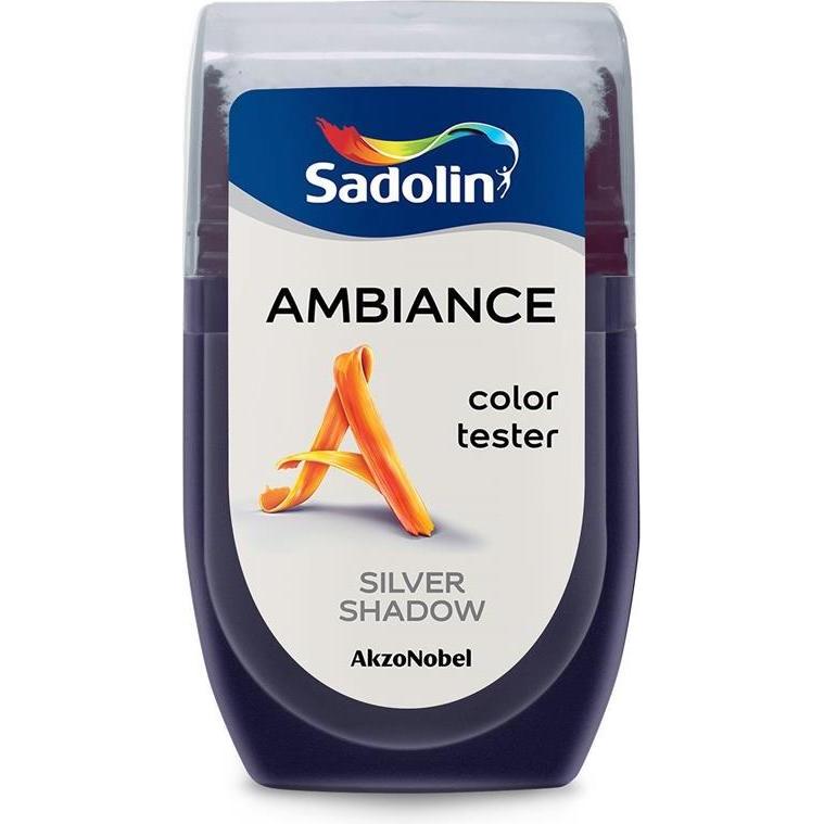 Sadolin, Künstlerfarbe + Bastelfarbe, Tester Ambiance Silver Shadow 30ml (Silber)