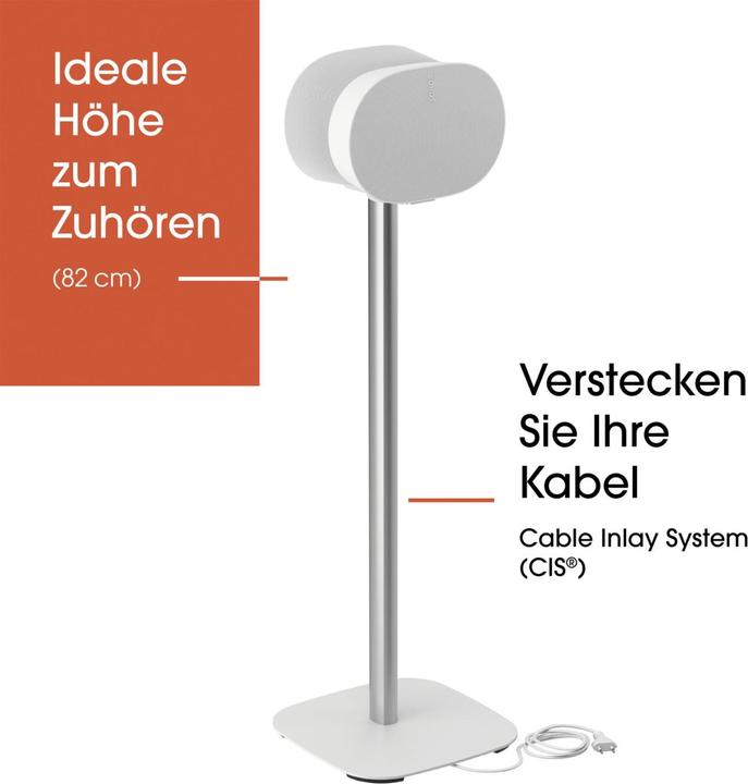 Produktbild Vogels SFS 4133 Sonos speaker standaard voor Era 300 (wit) (1 Stk., Ständer, Nicht beweglich)
