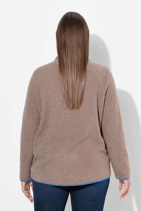 Actual product image Laurasøn Teddy-Sweatshirt, Langarm, Stehkragen, OEKO-TEX (56)