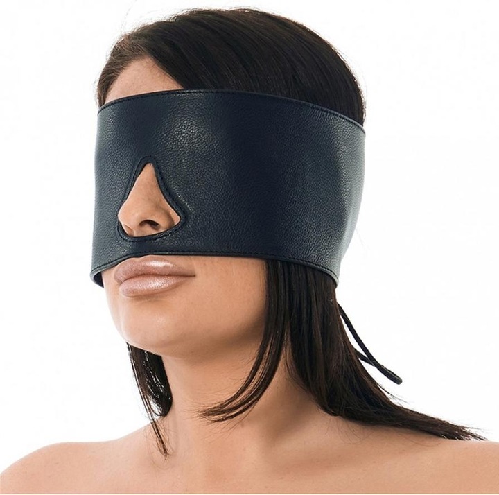 Image du produit Rimba Masque pour les yeux en cuir avec laçage