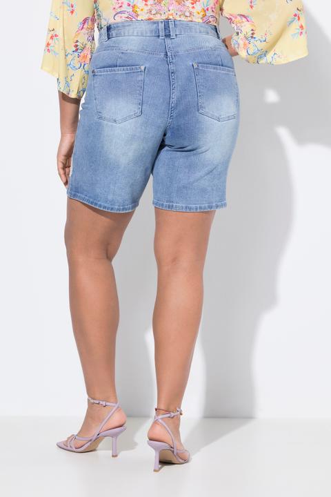 Immagine prodotto Miamoda Jeans-Shorts, gerade, Spitze am Saum (60)