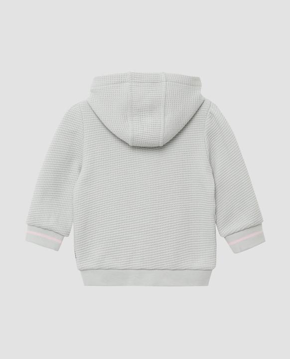 Produktbild s.Oliver Sweatshirt Jacke Weiche Kapuzen-Sweatjacke mit Waffelstruktur (68)