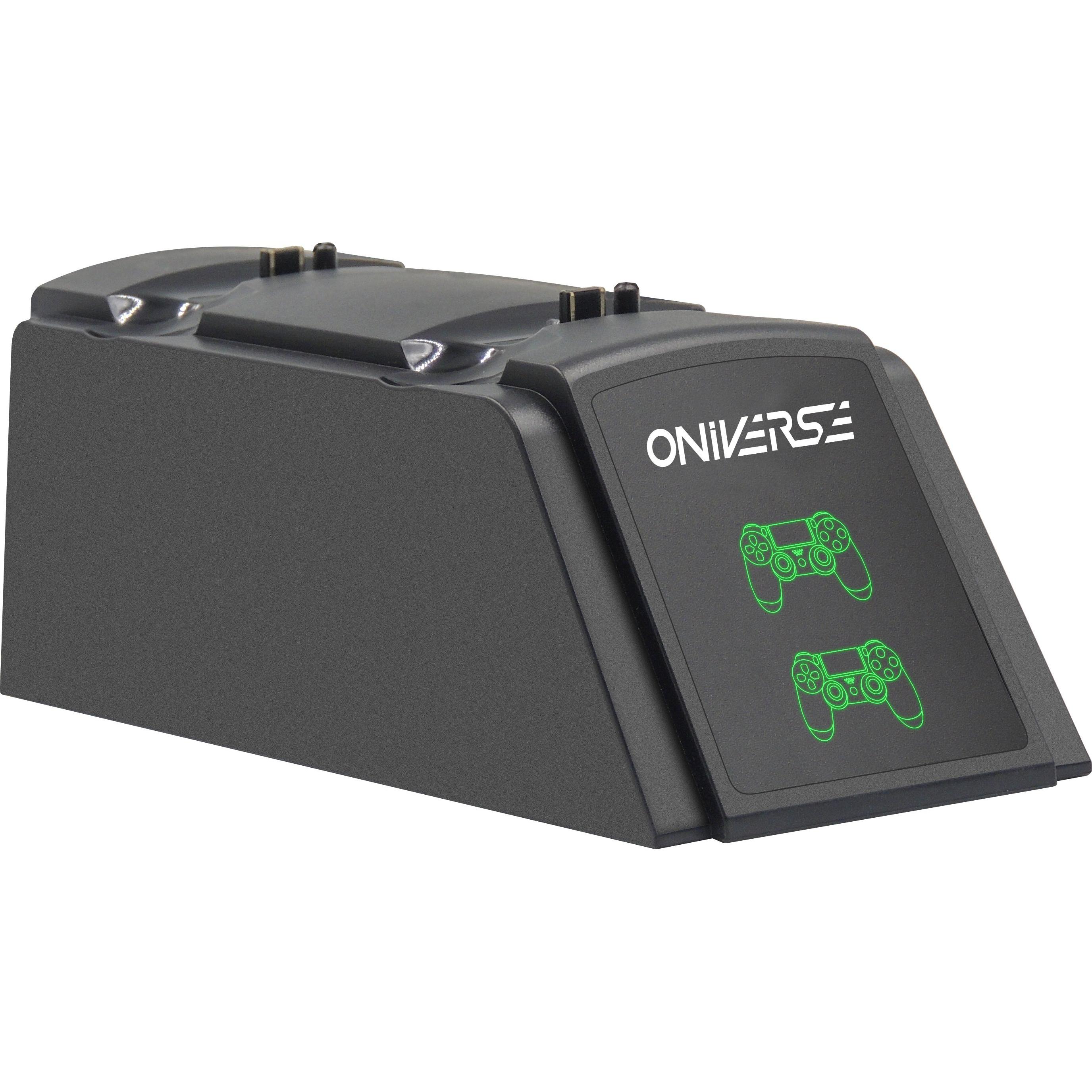 Oniverse - Quick Charging Station (Black) - PS4 (PS4), Accessori per controller gaming, Nero