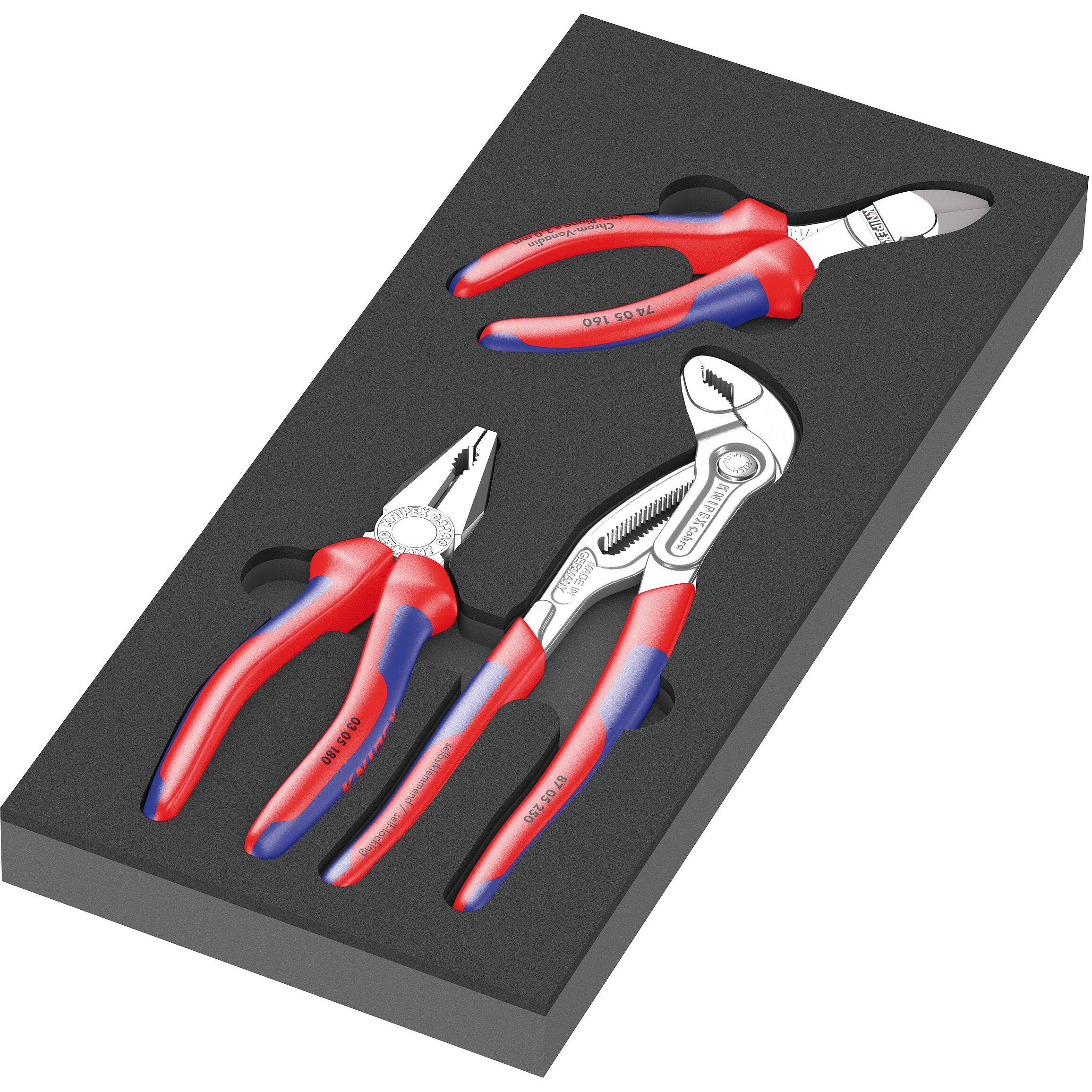 Wera, Pinza, 9780 Foam insert KNIPEX pliers set 1 (405 mm)