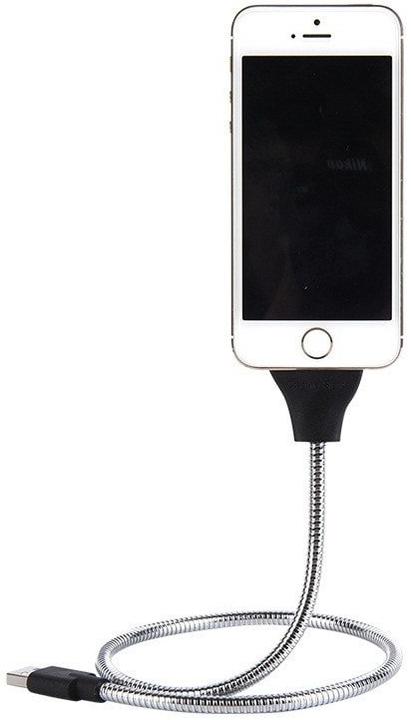 Produktbild PhoneLook Creative flexible Stand Lightning Kabel dehnbar mit USB-A Anschluss (0.50 m)