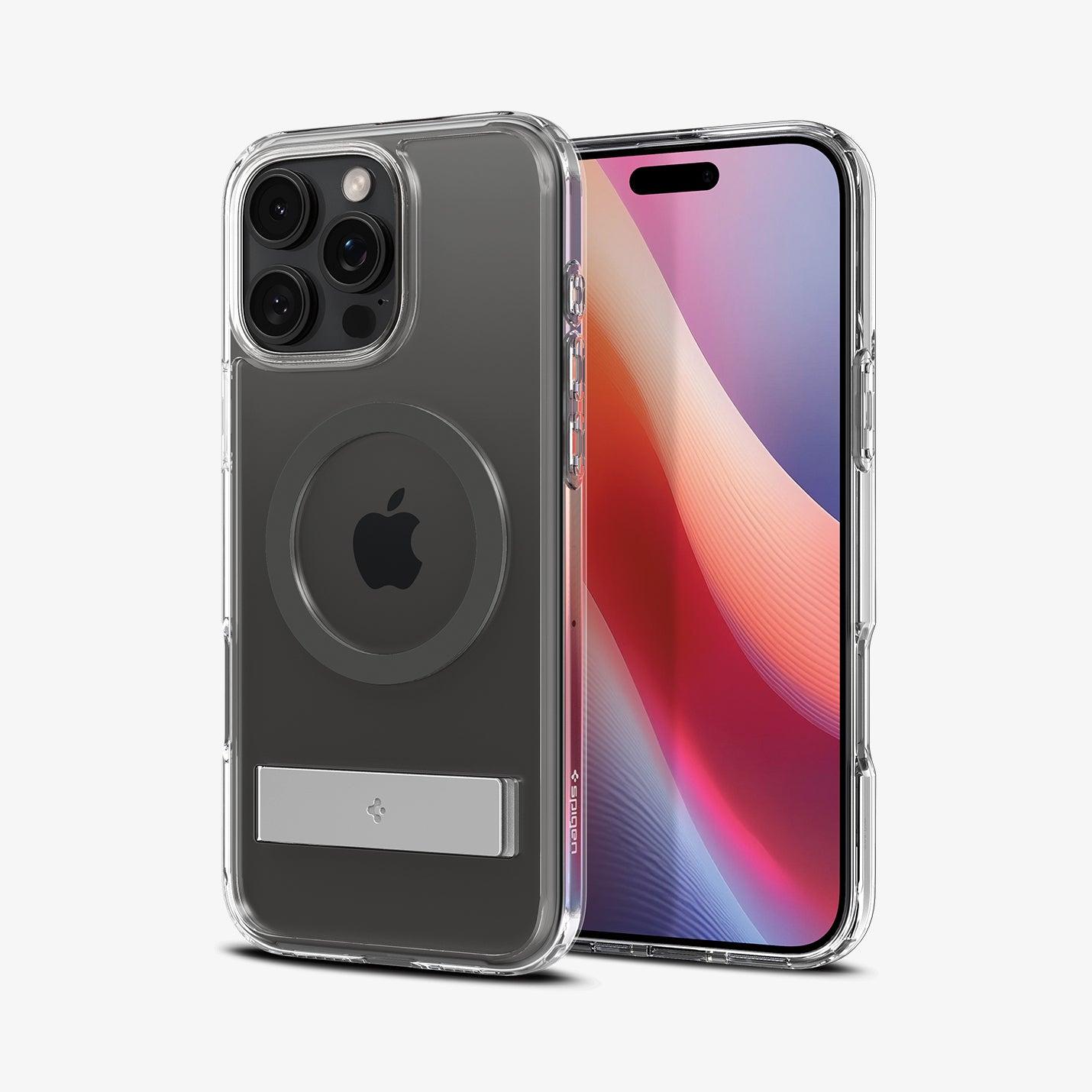 Spigen Ultra Hybrid S (MagFit) (Apple iPhone 16 Pro Max), Smartphone Hülle, Grau