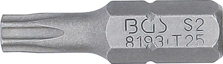 Actual product image BGS Bit 6.3 mm (1/4") Drive T-Star (for Torx) T25 (2 bits, T-profile (for Torx) T25, length 50 mm)