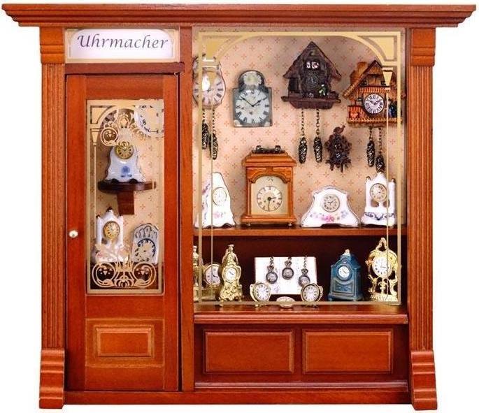 Produktbild Reutter 102.797/6 - Uhrmacherladen mit Beleuchtung - Schaufensterladenserie 797