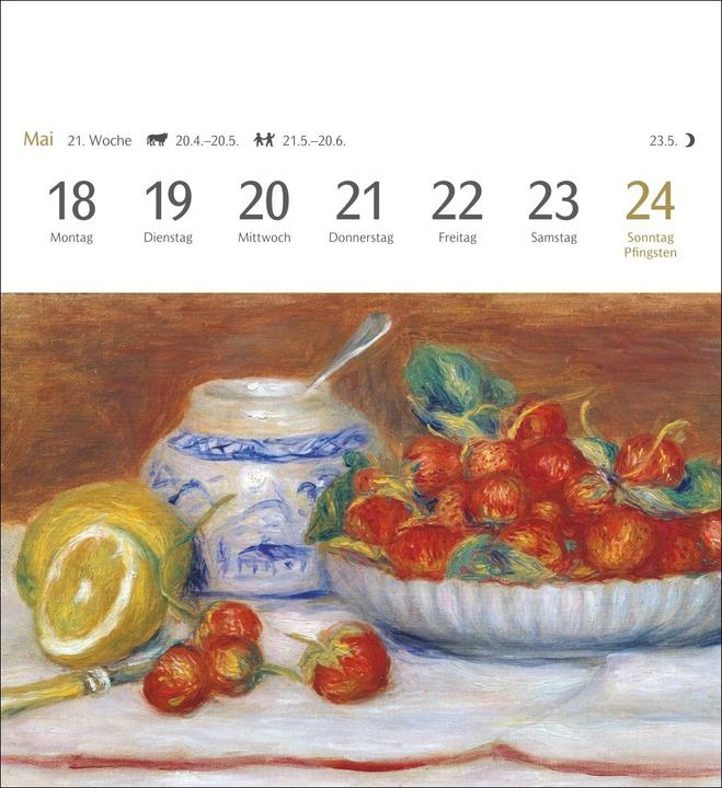 Produktbild Harenberg Kunstgenuss Postkartenkalender 2026 - Kalender mit 53 Kunstpostkarten