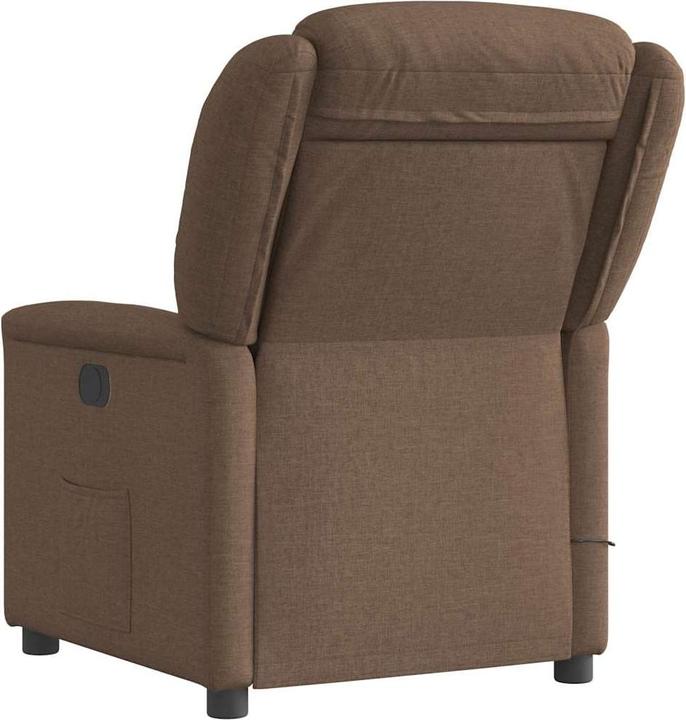 Immagine prodotto vidaXL Sedia da massaggio elettrica in tessuto marrone