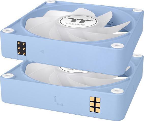 Actual product image Thermaltake TT CT120 EX Rev ARGB Sync PC Cooling Fan 3 Pack Hydrangea (120 mm, 3 x)