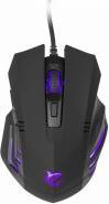 Produktbild White Shark Gaming mouse Hannibal 2, with backlight, 6 buttons, Black (Kabelgebunden)