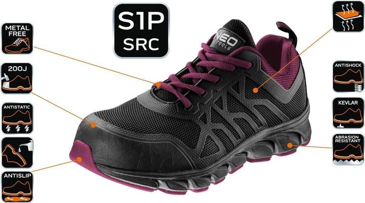 Produktbild Neo Tools women's work shoes S1P SRC size 40 (82-530-40) (S1P, 40)