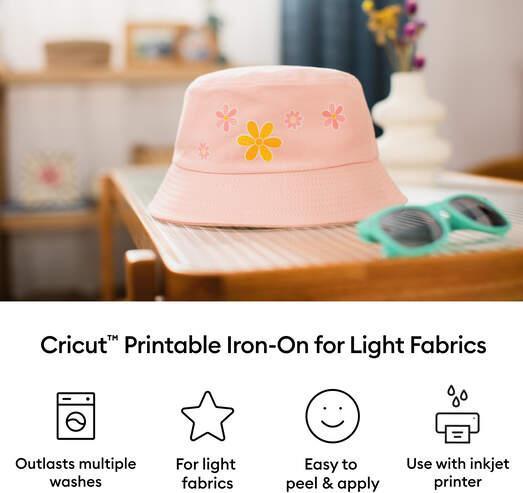 Produktbild Cricut Aufbügelfolie Joy Xtra bedruckbar A4, 5 Bögen, Weiss