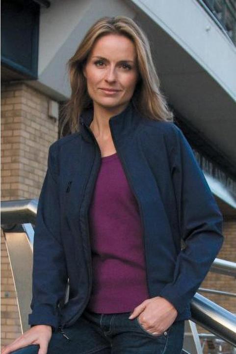 Actual product image Regatta Ladies/Womens La Femme® 2 Layer Base Softshell Breathable Wind Resistant Jacket (L)