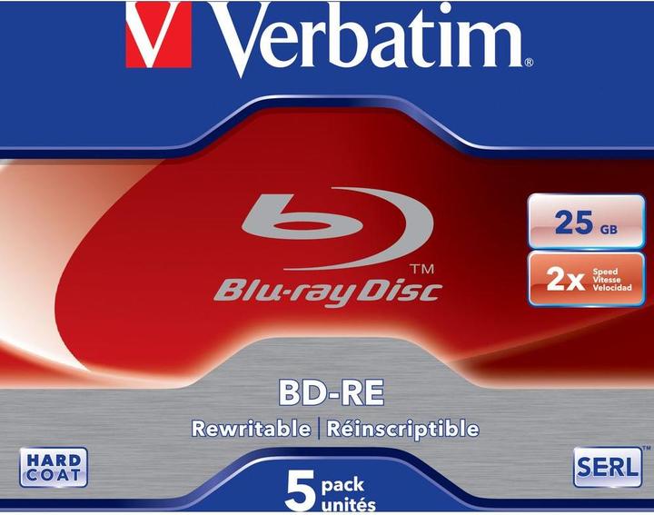 Productafbeelding Verbatim Bd-Re (5x)